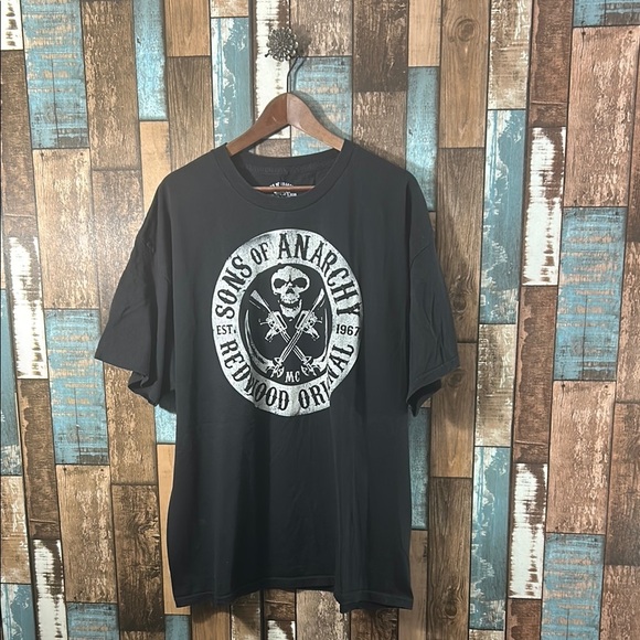 Sons of Anarchy Graphic Black T-Shirt - Picture 1 of 9
